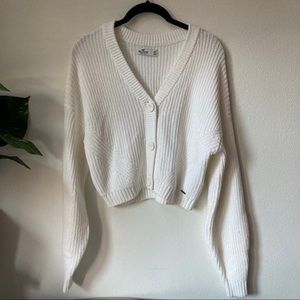 CROPPED KNIT CARDIGAN